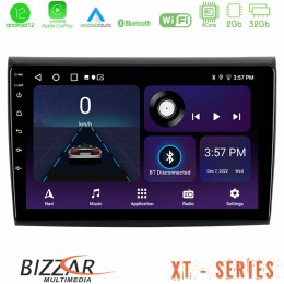 Bizzar xt Series Fiat Bravo 4core Android12 2+32gb Navigation Multimedia Tablet 9 u-xt-Ft724