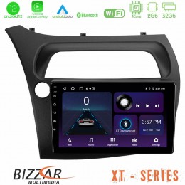 Bizzar xt Series Honda Civic 4core Android12 2+32gb Navigation Multimedia Tablet 9 u-xt-Hd107n