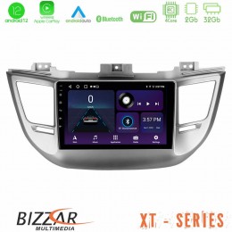 Bizzar xt Series Hyundai Tucson 2015-2018 4core Android12 2+32gb Navigation Multimedia Tablet 9 u-xt-Hy0068