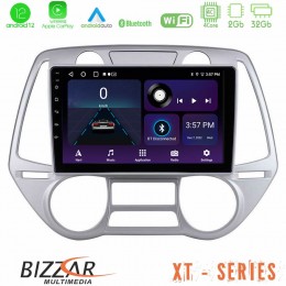 Bizzar xt Series Hyundai i20 2009-2012 Auto a/c 4core Android12 2+32gb Navigation Multimedia Tablet 9 u-xt-Hy0709
