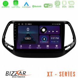 Bizzar xt Series Jeep Compass 2017&gt; 4core Android12 2+32gb Navigation Multimedia Tablet 10 u-xt-Jp0143