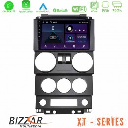 Bizzar xt Series Jeep Wrangler 2door 2008-2010 4core Android12 2+32gb Navigation Multimedia Tablet 9 u-xt-Jp022n