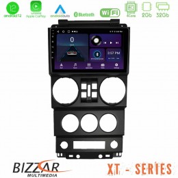 Bizzar xt Series Jeep Wrangler 2008-2010 4core Android12 2+32gb Navigation Multimedia Tablet 9 u-xt-Jp023n