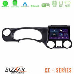 Bizzar xt Series Jeep Wrangler 2011-2014 4core Android12 2+32gb Navigation Multimedia Tablet 9 u-xt-Jp0787