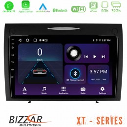 Bizzar xt Series Mercedes slk Class 4core Android12 2+32gb Navigation Multimedia Tablet 9 u-xt-Mb0804