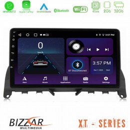 Bizzar xt Series Mercedes c Class W204 4core Android12 2+32gb Navigation Multimedia 9 u-xt-Mb0842