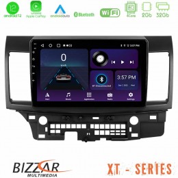 Bizzar xt Series Mitsubishi Lancer 2008 – 2015 4core Android12 2+32gb Navigation Multimedia Tablet 10 u-xt-Mt232