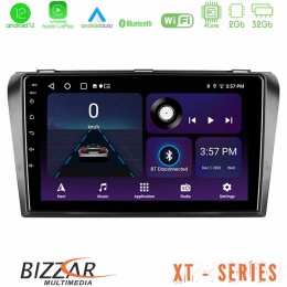 Bizzar xt Series Mazda 3 2004-2009 4core Android12 2+32gb Navigation Multimedia Tablet 9 u-xt-Mz0245