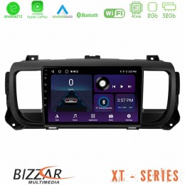 Bizzar xt Series Citroen/peugeot/opel/toyota 4core Android12 2+32gb Navigation Multimedia Tablet 9 u-xt-Pg0950