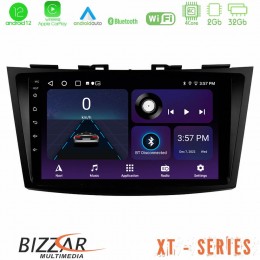 Bizzar xt Series Suzuki Swift 2011-2016 4core Android12 2+32gb Navigation Multimedia Tablet 9 u-xt-Sz523
