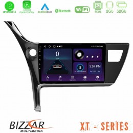 Bizzar xt Series Toyota Corolla 2017-2018 4core Android12 2+32gb Navigation Multimedia Tablet 10 u-xt-Ty0158