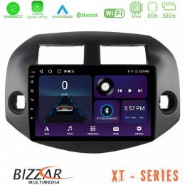 Bizzar xt Series Toyota Rav4 2006-2012 4core Android12 2+32gb Navigation Multimedia Tablet 10 u-xt-Ty0165