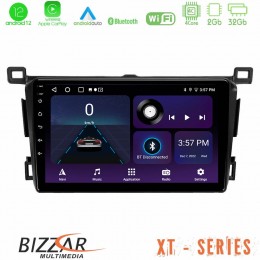 Bizzar xt Series Toyota Rav4 2013-2018 4core Android12 2+32gb Navigation Multimedia Tablet 9 u-xt-Ty0435
