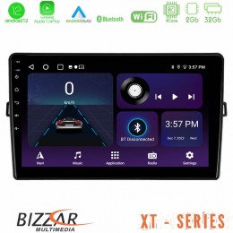 Bizzar xt Series Toyota Auris 4core Android12 2+32gb Navigation Multimedia Tablet 10 u-xt-Ty472