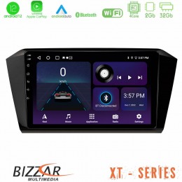Bizzar xt Series vw Passat 4core Android12 2+32gb Navigation Multimedia Tablet 10 u-xt-Vw0055