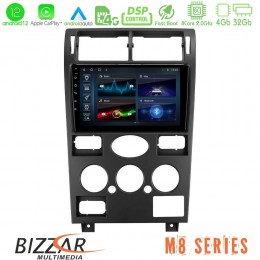 Bizzar m8 Series Ford Mondeo 2001-2004 4core Android12 4+32gb Navigation Multimedia Tablet 9 u-m8-Fd1193