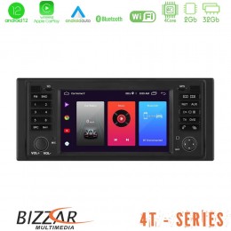 Bizzar oem bmw X5/5 Series 4core Android12 2+32gb Navigation Multimedia Deckless 7 με Carplay/androidauto u-4t-Bm65