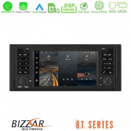 Bizzar oem bmw X5/5 Series Android12 8core Android12 4+64gb Navigation Multimedia Deckless 7 με Carplay/androidauto u-8t-Bm65