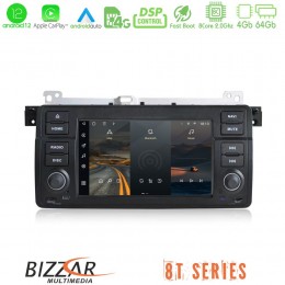 Bizzar oem bmw 3 Series e46 8core Android12 4+64gb Navigation Multimedia Deckless 7 με Carplay/androidauto u-8t-Bm66