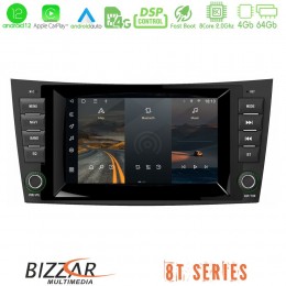 Bizzar oem Mercedes e Class/cls Class (W211/w219) 8core Android12 4+64gb Navigation Multimedia Deckless 7 με Carplay/androidauto u-8t-Mb99