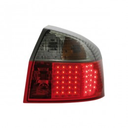 LEX-DRA05DLRB . Φανάρια Πισινά για DECTANE Audi A4 B6 8Ε Limousine 01-04 (Κόκκινο/Mαύρο-LED)