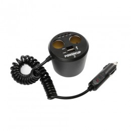 L3901.1/T . ΑΝΤΑΠΤΟΡΑΣ ΑΝΑΠΤΗΡΑ POWERCUP 2 12V+2USB+TESTER ΜΠΑΤΑΡΙΑΣ