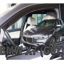 ΑΝΕΜ.11180 . BMW X7 G07 5D 2018-2021 ΖΕΥΓΑΡΙ ΑΝΕΜΟΘΡΑΥΣΤΕΣ ΑΠΟ ΕΥΚΑΜΠΤΟ ΦΙΜΕ ΠΛΑΣΤΙΚΟ HEKO - 2 ΤΕΜ.