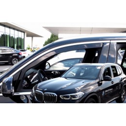 ΑΝΕΜ.11192 . BMW X5 G05 5D 2018-2021 ΖΕΥΓΑΡΙ ΑΝΕΜΟΘΡΑΥΣΤΕΣ ΑΥΤΟΚΙΝΗΤΟΥ ΑΠΟ ΕΥΚΑΜΠΤΟ ΦΙΜΕ ΠΛΑΣΤΙΚΟ HEKO - 2 ΤΕΜ.