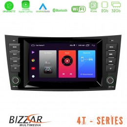 Bizzar oem Mercedes e Class/cls Class (W211/w219) 4core Android12 2+32gb Navigation Multimedia Deckless 7 με Carplay/androidauto u-4t-Mb99