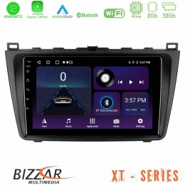 Bizzar xt Series Mazda 6 2008-2012 4core Android12 2+32gb Navigation Multimedia Tablet 9 u-xt-Mz0233