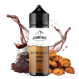 Mount Vape Flavorshot Butter Cookies Coffee Cocoa 40ml/120ml