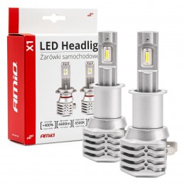 02964/AM . ΛΑΜΠΕΣ LED H3 10-16V 40W 6.500K 4400lm  (ΑΝΕΜΙΣΤΗΡΑΚΙ) X1 AMIO - 2ΤΕΜ.
