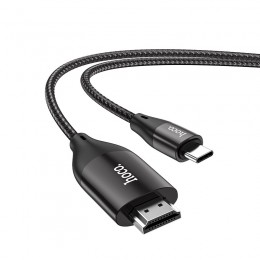 Καλώδιο σύνδεσης Hoco UA16 USB-C σε HDMI 4K ULTRA HD 2m Γκρι