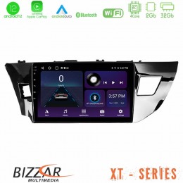 Bizzar xt Series Toyota Corolla 2014-2016 4core Android12 2+32gb Navigation Multimedia Tablet 9 u-xt-Ty0008