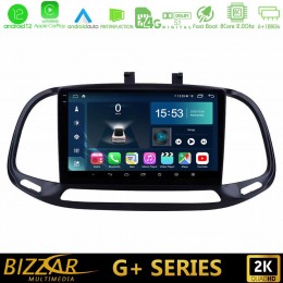Bizzar g+ Series Fiat Doblo 2015-2022 8core Android12 6+128gb Navigation Multimedia Tablet 9 u-g-Ft0909