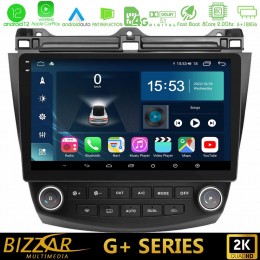 Bizzar g+ Series Honda Accord 2002-2008 8core Android12 6+128gb Navigation Multimedia Tablet 10 u-g-Hd0669