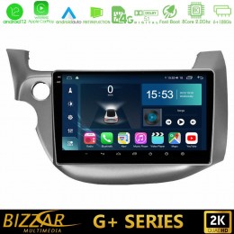 Bizzar g+ Series Honda Jazz 2009-2013 8core Android12 6+128gb Navigation Multimedia Tablet 10 u-g-Hd098t