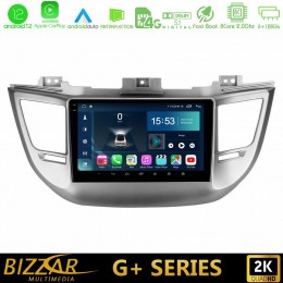 Bizzar g+ Series Hyundai Tucson 2015-2018 8core Android12 6+128gb Navigation Multimedia Tablet 9 u-g-Hy0068