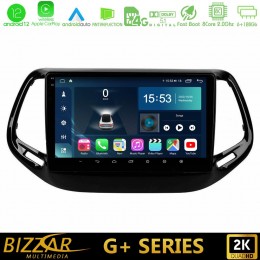 Bizzar g+ Series Jeep Compass 2017> 8core Android12 6+128gb Navigation Multimedia Tablet 10 u-g-Jp0143