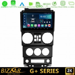 Bizzar g+ Series Jeep Wrangler 2008-2010 8core Android12 6+128gb Navigation Multimedia Tablet 9 u-g-Jp023n
