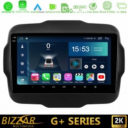 Bizzar g+ Series Jeep Renegade 2015-2019 8core Android12 6+128gb Navigation Multimedia Tablet 9 u-g-Jp134