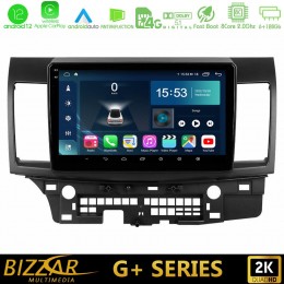 Bizzar g+ Series Mitsubishi Lancer 2008 – 2015 8core Android12 6+128gb Navigation Multimedia Tablet 10 u-g-Mt232