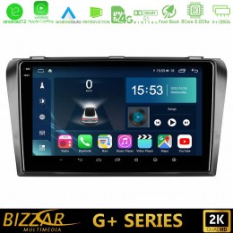 Bizzar g+ Series Mazda 3 2004-2009 8core Android12 6+128gb Navigation Multimedia Tablet 9 u-g-Mz0245