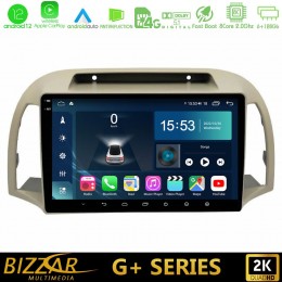Bizzar g+ Series Nissan Micra k12 2002-2010 8core Android12 6+128gb Navigation Multimedia Tablet 9 u-g-Ns0012