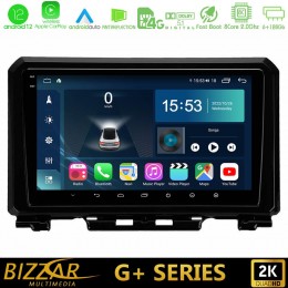 Bizzar g+ Series Suzuki Jimny 2018-2022 8core Android12 6+128gb Navigation Multimedia Tablet 9 u-g-Sz0546