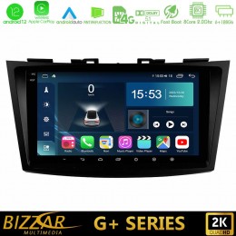 Bizzar g+ Series Suzuki Swift 2011-2016 8core Android12 6+128gb Navigation Multimedia Tablet 9 u-g-Sz523