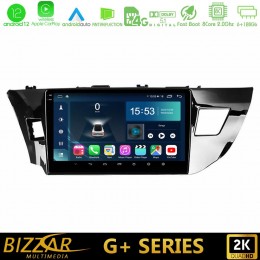 Bizzar g+ Series Toyota Corolla 2014-2016 8core Android12 6+128gb Navigation Multimedia Tablet 9 u-g-Ty0008