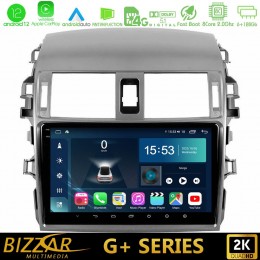 Bizzar g+ Series Toyota Corolla 2008-2010 8core Android12 6+128gb Navigation Multimedia Tablet 9 u-g-Ty0144