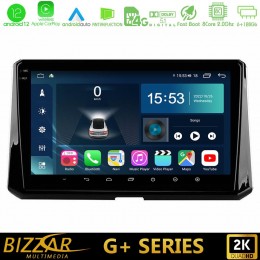 Bizzar g+ Series Toyota Corolla 2019-2022 8core Android12 6+128gb Navigation Multimedia Tablet 9 u-g-Ty0597