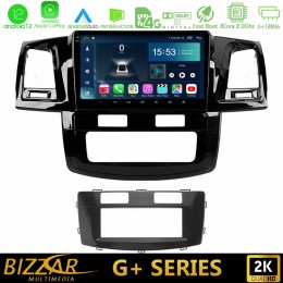 Bizzar g+ Series Toyota Hilux 2007-2011 8core Android12 6+128gb Navigation Multimedia Tablet 9 u-g-Ty666